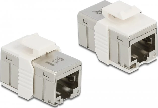 DeLOCK Adapter Modul RJ-45 Buchse via RJ-45 Buchse Cat6a