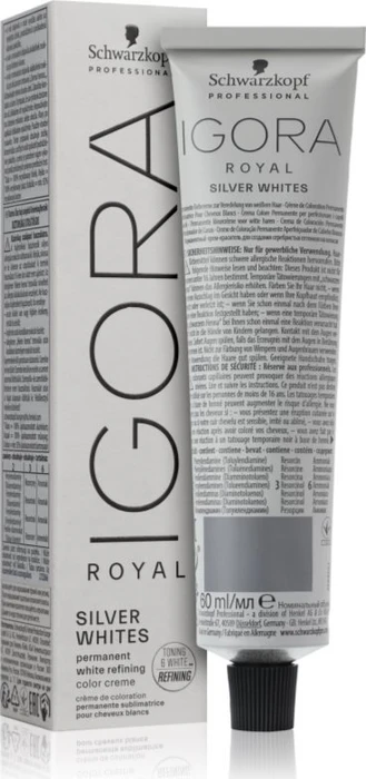 Schwarzkopf Igora Royal Absolutes Haarfarbe silverwhite dove grey, 60ml