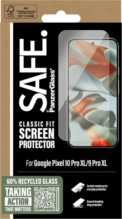 PanzerGlass Safe Screen Protector Classic Fit für Google Pixel 10 Pro XL