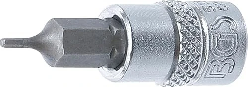 BGS technic Innensechskant Steckschlüssel 1/4", 1.5x38mm