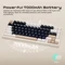 Wobkey Rainy 75 Pro, weiß, LEDs RGB, Kailh Cocoa, USB/Bluetooth, US Vorschaubild