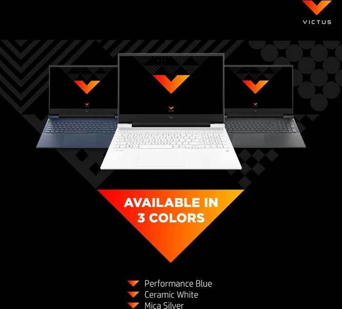 HP Victus 16-e0170ng, Mica Silver, Ryzen 7 5800H, 16GB RAM, 512GB SSD, GeForce RTX 3060, DE