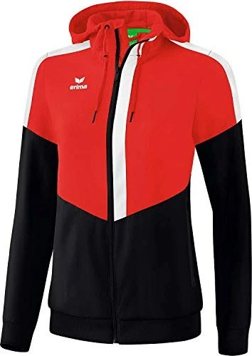 Erima Squad Tracktop Trainingsjacke rot/schwarz/weiß (Damen)