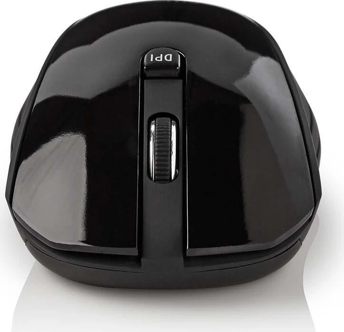 Nedis wireless Mouse, schwarz, USB