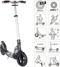 Six Degrees Air Scooter gold