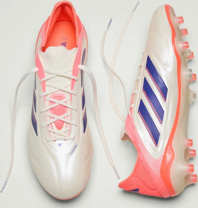 adidas Copa Pure 3 Elite FG off white/lucid blue/signal coral