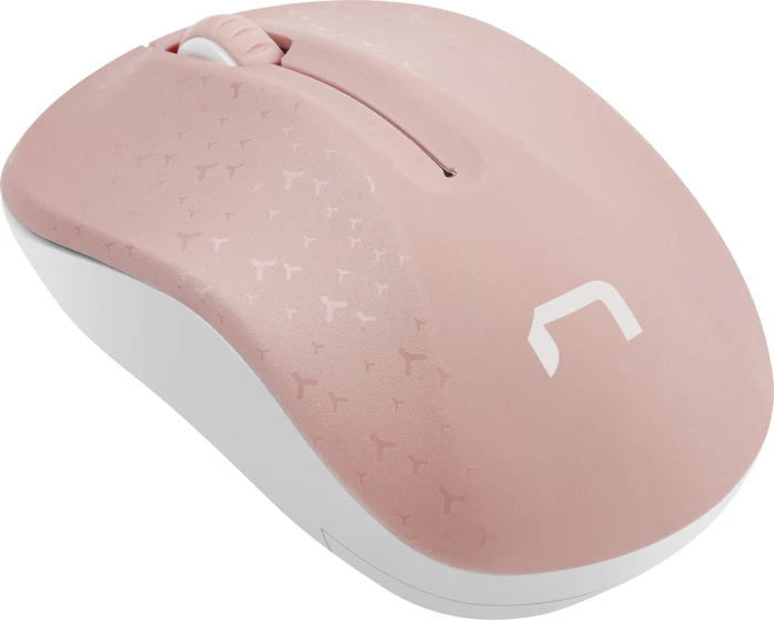 Natec Toucan Wireless Mouse rosa/weiß, USB