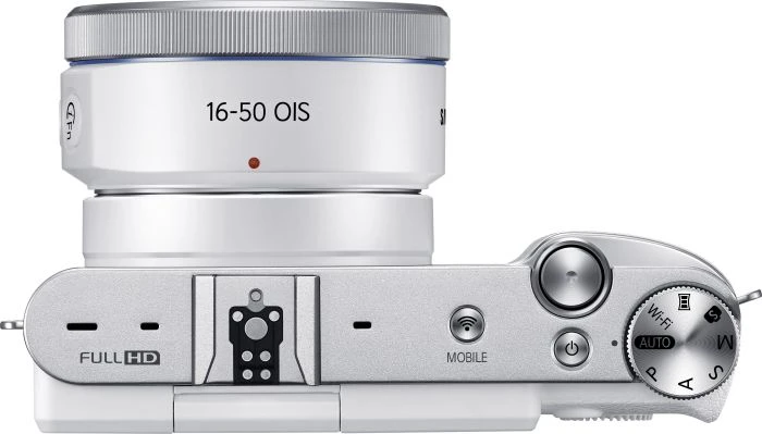Samsung NX3000 weiß mit Objektiv NX 16-50mm 3.5-5.6 ED PZ OIS i-Function