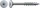 Spax 4CUT T-STAR plus T20 Korpusverbinderschraube, 4x34mm, 50 Stück (4681030400342)