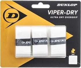 Dunlop Viper Dry Overgrip Griffband weiß, 3 Stück