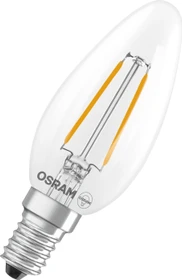 Osram Ledvance LED Retrofit Star Classic B 25 Filament 1.8W/827 E14 klar, 2 Stück