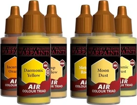Army Painter Warpaints Air Triad Yellow Farbset, 6-tlg.
