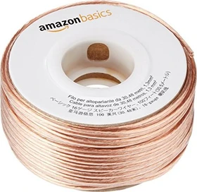 AmazonBasics Lautsprecherkabel 1.3mm²/16 Gauge, 30.4m