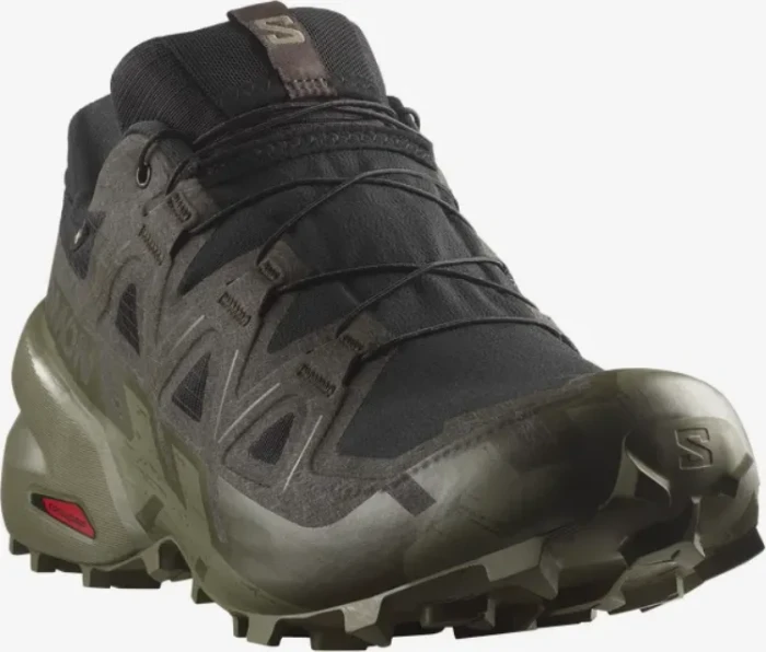 Salomon Speedcross 6 GTX black/peat/deep lichen green (Herren)