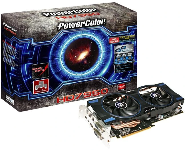 PowerColor Radeon HD 7950 V5 Boost State, 3GB GDDR5, 2x DVI, HDMI, 2x mDP