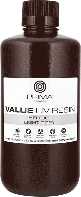 PrimaCreator Value Flex UV Light Grey, 1.00kg