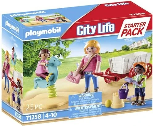 playmobil City Life Starter Pack Erzieherin mit Bollerwagen