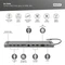 Digitus 11-Port USB-C Dock, USB-C 3.0 [Stecker] Vorschaubild