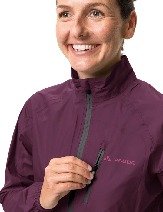 Vaude Drop III Fahrradjacke cassis uni (Damen)