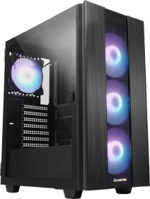 Chieftec Gamer GS-02B Hunter 2, Glasfenster