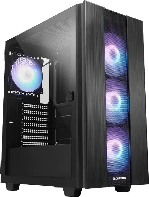 Chieftec Gamer GS-02B Hunter 2, Glasfenster