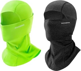 Rockbros Balaclava Sturmhaube fluoreszenz grün
