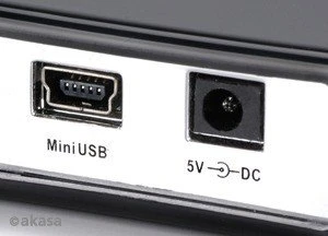 Akasa Connect 7 USB-Hub, 7x USB-A 2.0, USB 2.0 Mini-B [Buchse]