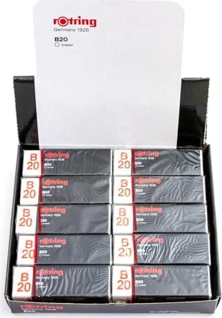 rOtring Radierer B20, weiß