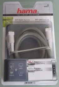 Hama DVI-D Dual Link Kabel grau 1.8m (00020156 / 00045077)