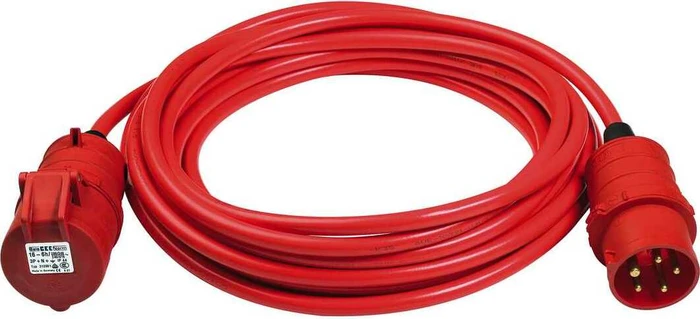 Brennenstuhl CEE Bremaxx Verlängerungskabel IP44 signalrot AT-N07V3V3-F 5G1.5 10m