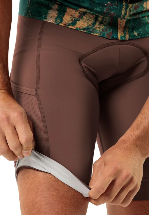 Jack Wolfskin Morobbia Bib Shorts Fahrradhose kurz dark rust (Herren)