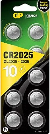 GP Batteries CR2025, 10er-Pack
