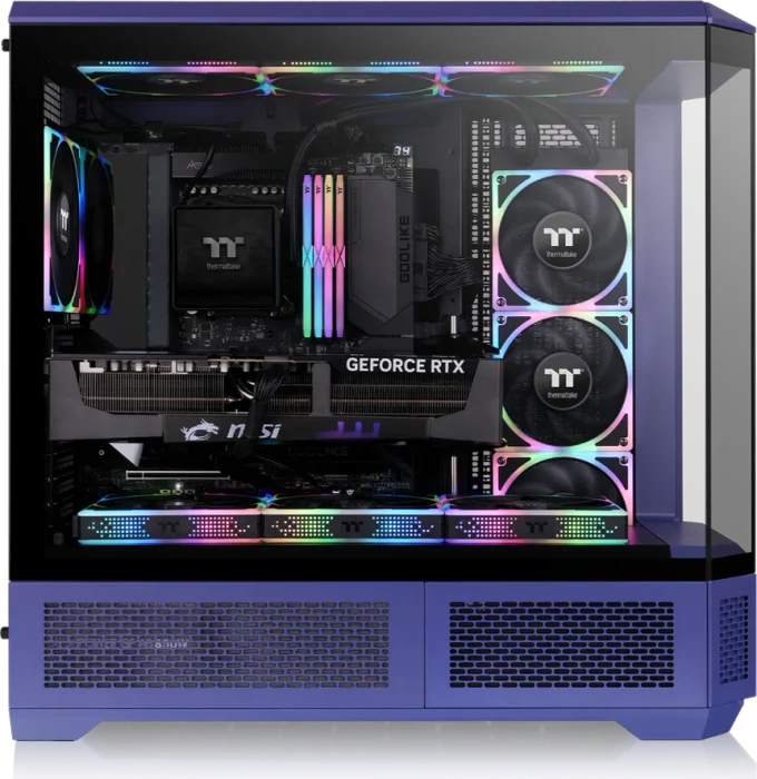 Thermaltake View 600 TG ARGB Future Dusk, violett, Glasfenster
