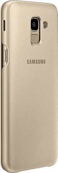 Samsung Wallet Cover für Galaxy J6 (2018) gold