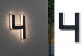 Paulmann Outdoor Solar Hausnummer 4 LED Hausnummernleuchte