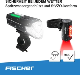 Fischer Akku-USB-LED 80 Lux Beleuchtungsset