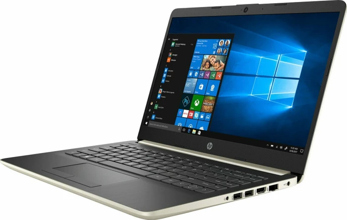 HP Laptop 14-dk0907ng, Pale Gold/Ash Silver, Athlon 300U, 8GB RAM, 256GB SSD, DE
