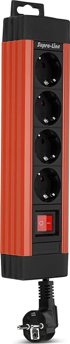 REV Ritter SupraLine mit Schalter, 4-fach, 1.9m, kupfer/schwarz