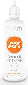 AK-Interactive 3rd Gen Acrylic Colors white primer, 100ml