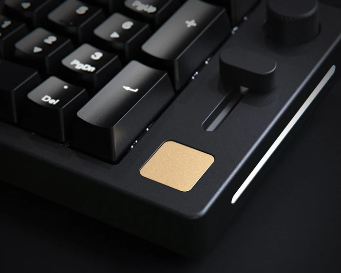 Glorious GMMK Wireless Numpad Blank Badge, Numpad-Zubehör, gold
