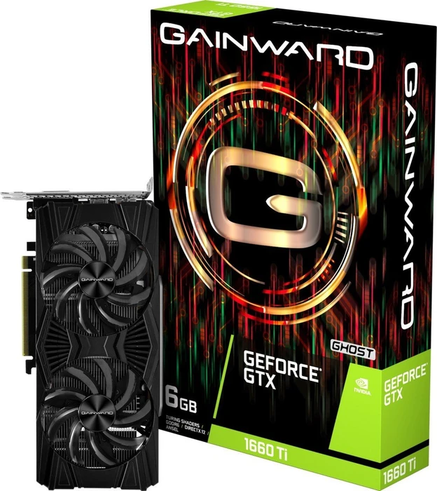 Gainward GeForce GTX 1660 Ti Ghost, 6GB GDDR6, DVI, HDMI, DP