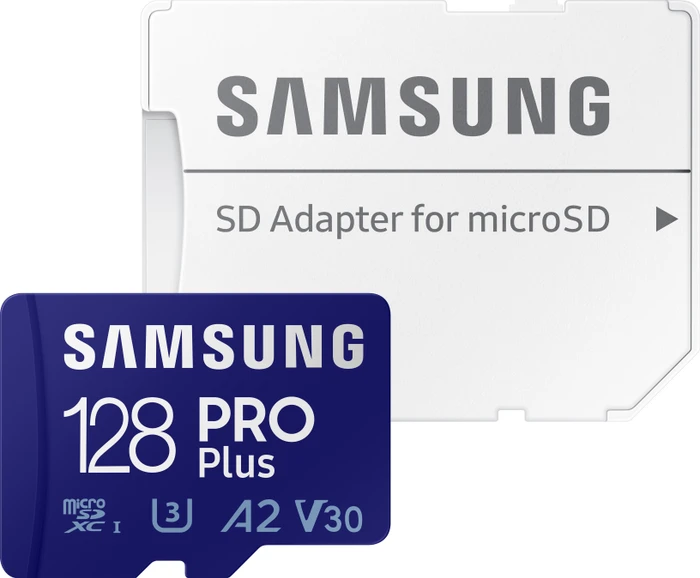 Samsung PRO Plus R160/W120 128GB Kit, UHS-I U3, A2, Class 10