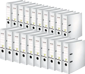 Falken Color Ordner 2-Ring PP, 80mm, A4, weiß, 20er-Pack
