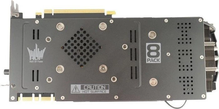 KFA2 GeForce GTX 970 Hall Of Fame 8Pack Edition, 4GB GDDR5, DVI, HDMI, 3x DP
