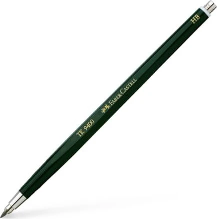 Faber-Castell TK 9400 Fallminenstift HB 2mm graphit, grün