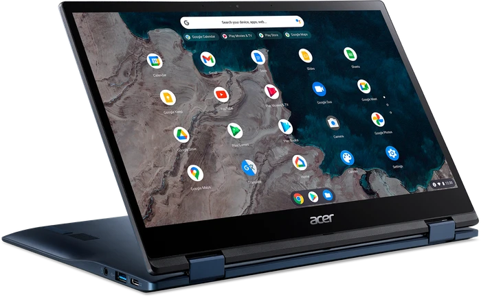 Acer Chromebook Spin 513 CP513-1HL-S0EF, blau, Snapdragon 7c, 8GB RAM, 128GB Flash, LTE, DE
