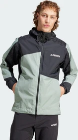 adidas Terrex Xperior Hybrid Rain.RDY Funktionsjacke silver green/black (Herren)