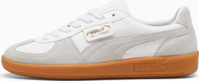 Puma Palermo Leather puma white/glacial gray/gum