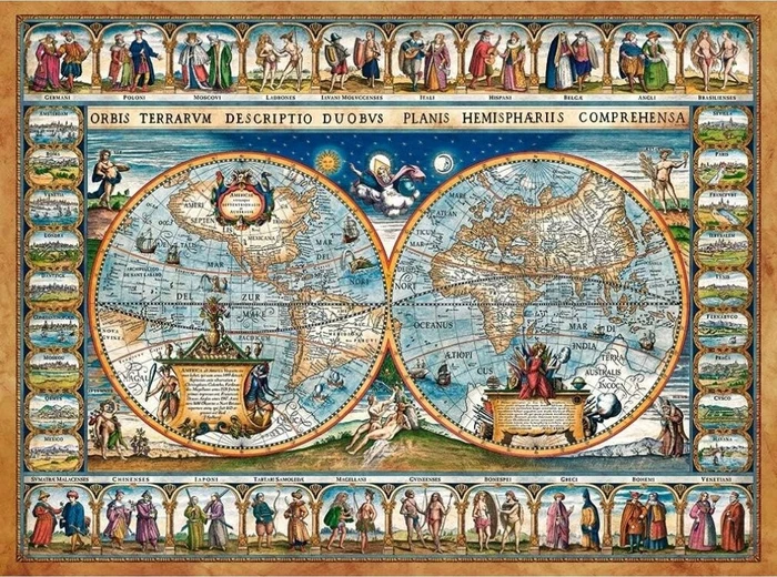 Castorland Map of the world 1639