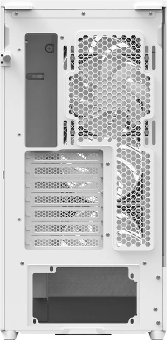 AeroCool D520A White, Glasfenster